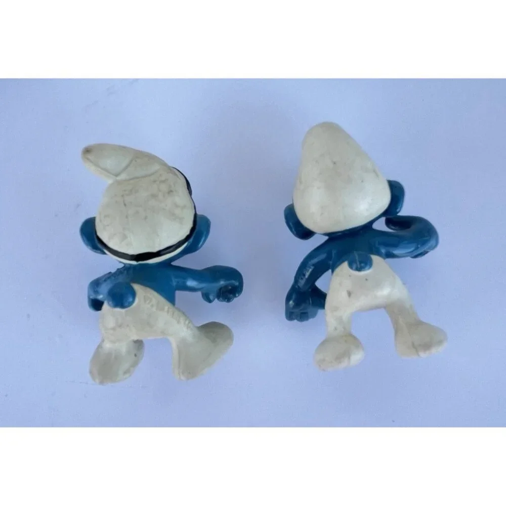 Smurfs Vintage Figure set of 8 Peyo Schleich Bully